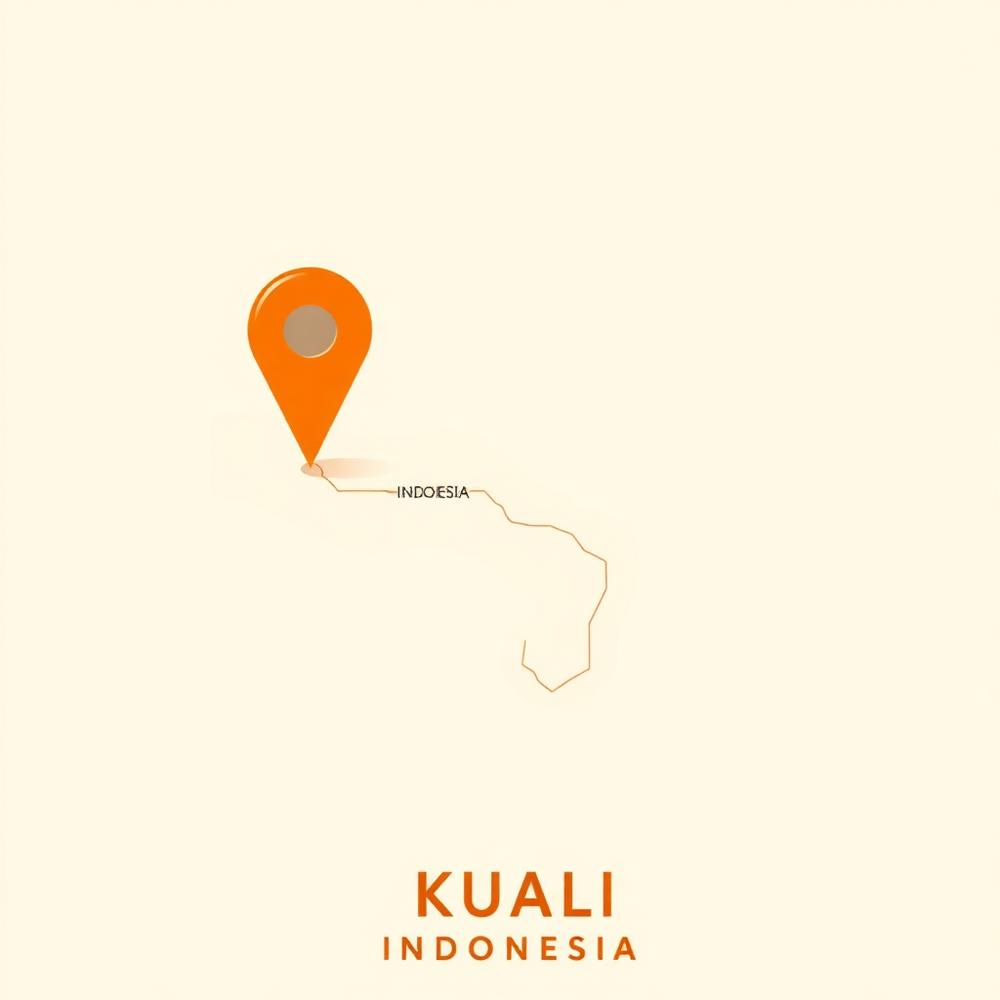 Map indicating Nusantara Digital Lab location in Kuta, Bali